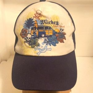 Disney Resort custom original Mickey skulls and cross bones,surf board van